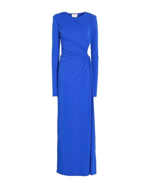 Danamé Blue Maxi Dress Polyamide, Elastane