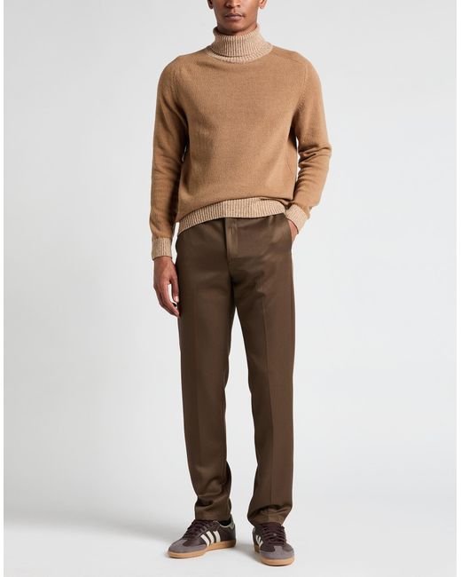 Daniele Alessandrini Brown Turtlenecks for men