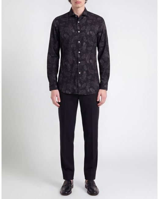 Bagutta Blue Shirt Cotton for men