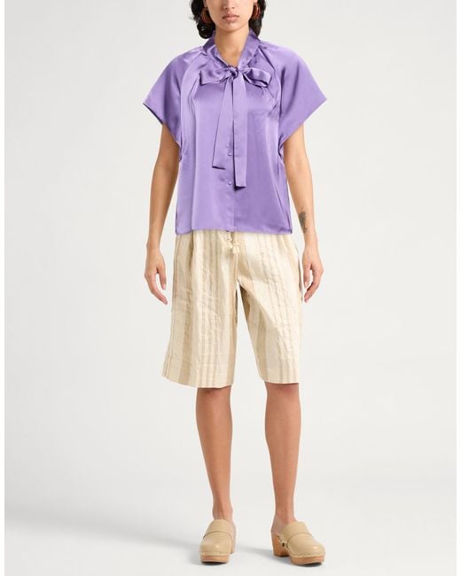 Twinset Purple Shirt