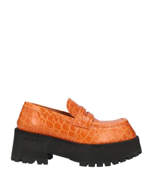 Marni Orange Mokassin