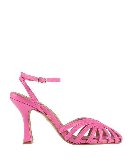 RANYÉ Pink Fuchsia Sandals Leather