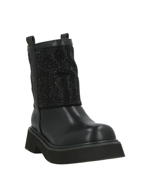 Tosca Blu Black Ankle Boots