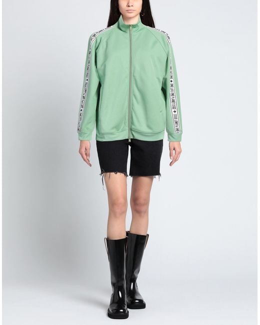 DSquared² Green Sweatshirt Polyester, Cotton