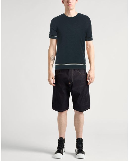 Zegna Blue Sweater Cotton for men
