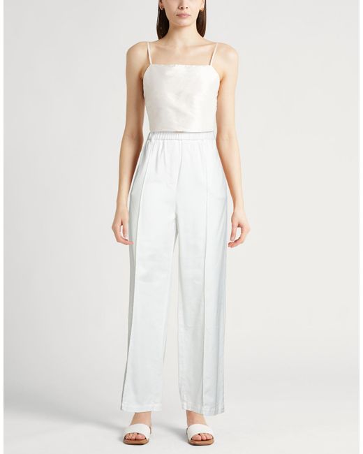 Alysi White Trouser
