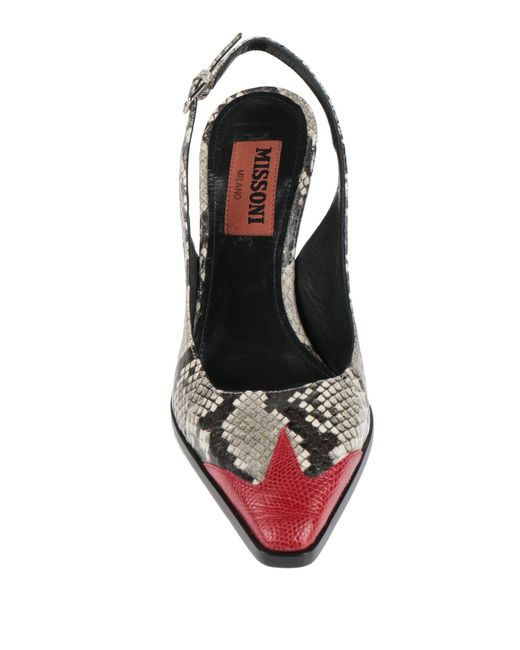 Missoni Metallic Pumps Leather