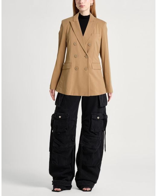 Silvian Heach Natural Blazer Cotton, Elastane