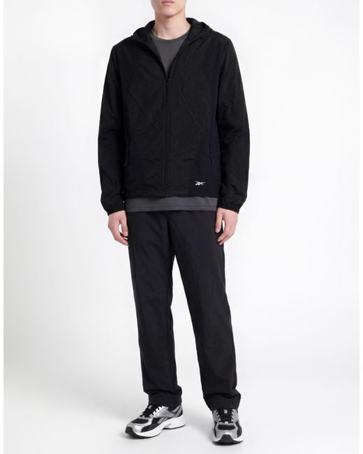 Reebok Black Jacket Polyamide for men
