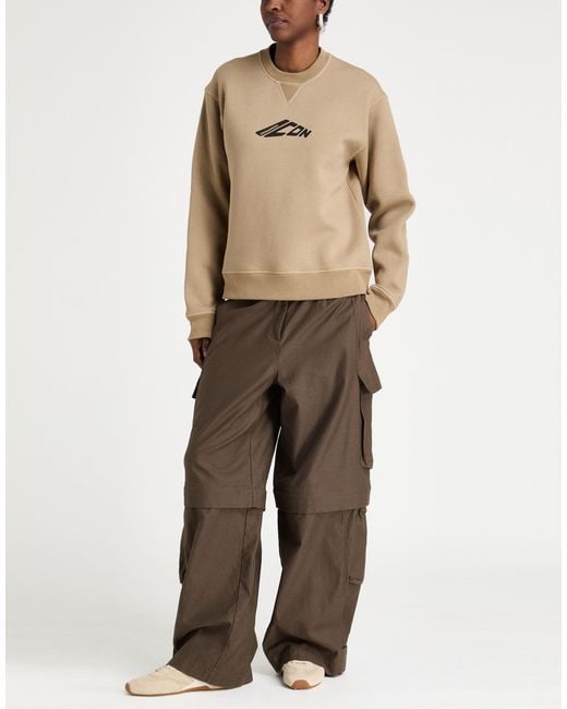 DSquared² Natural Icon Khaki Sweatshirt Cotton, Polyester