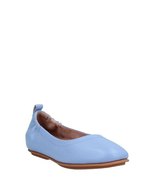 Fitflop Blue Ballet Flats