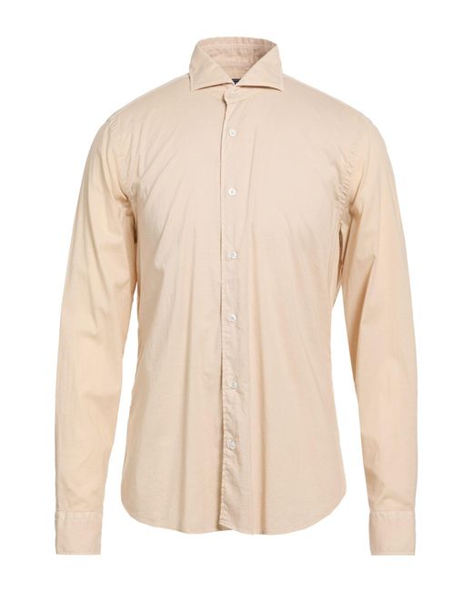 Fedeli Natural Shirt Cotton, Elastane for men