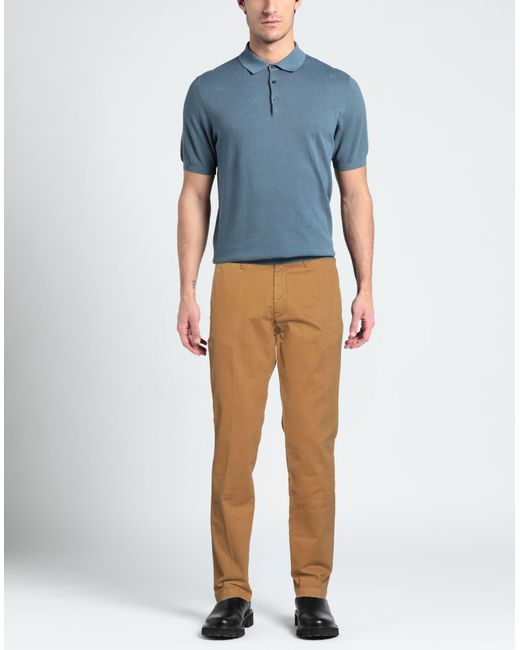 40weft Natural Pants Cotton, Elastane for men