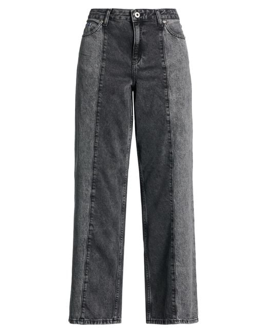 Karl Lagerfeld Gray Jeans Cotton