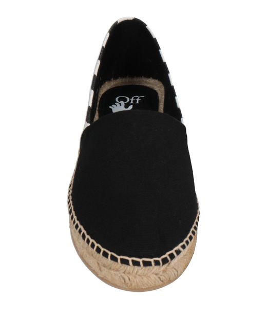 Off-White c/o Virgil Abloh Black Espadrilles