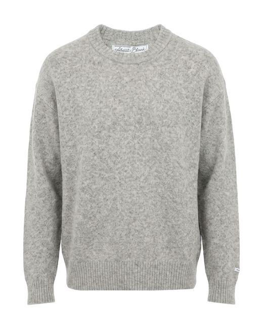 About Blank Gray Jumper for men