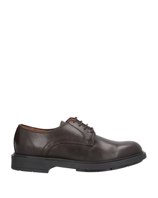 Liu Jo Dark Lace-Up Shoes Leather in Brown for Men Lyst