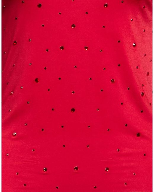 Liu Jo Red T-Shirt Polyester, Elastane
