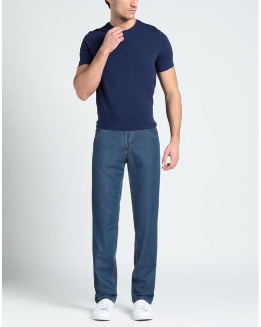 Barbour Blue Denim Trousers for men