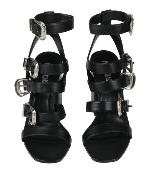 Paris Texas Black Sandals