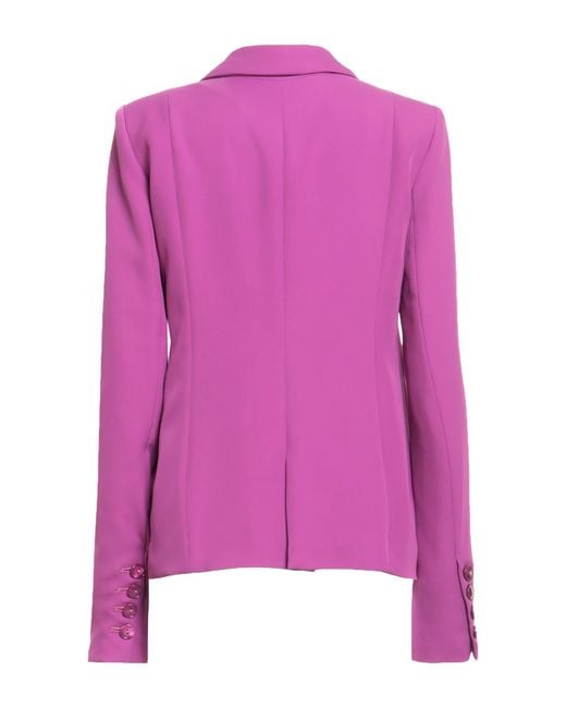 Alberta Ferretti Pink Blazer Polyester, Elastane