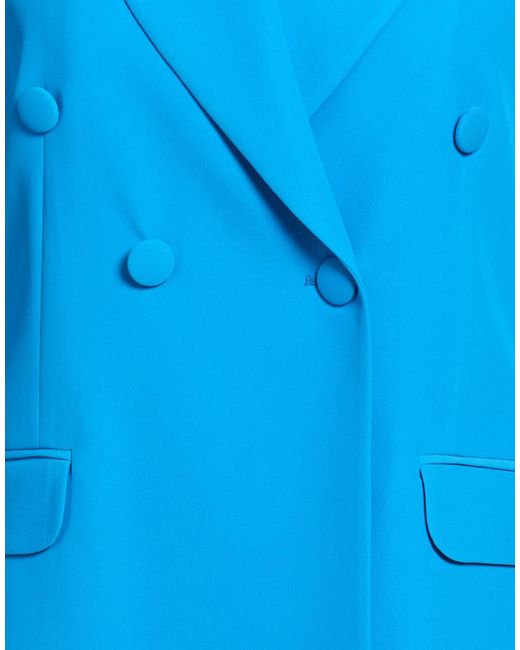 Nora Barth Blue Blazer Cotton, Elastane