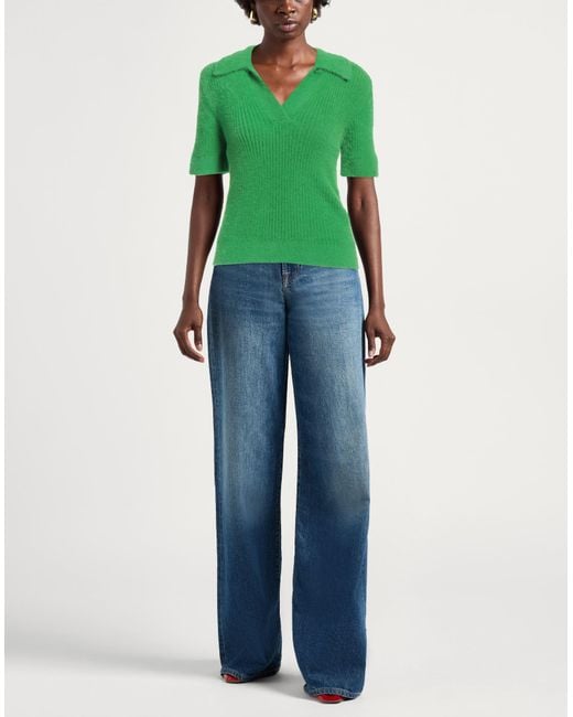 Sandro Green Sweater Polyamide, Elastane