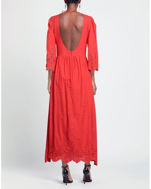 Borgo De Nor Red Maxi Dress