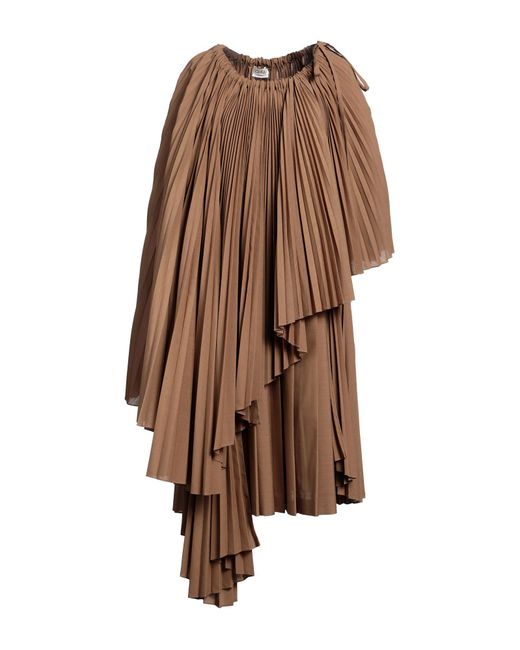 Quira Brown Midi Dress