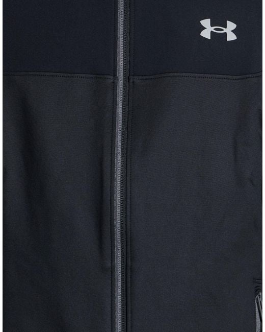 Under Armour Blue Jacket Polyester, Elastane for men