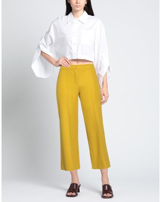 Max Mara Yellow Trouser