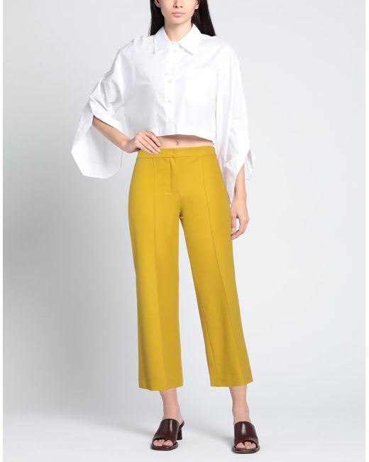 Pantalon Max Mara en coloris Yellow