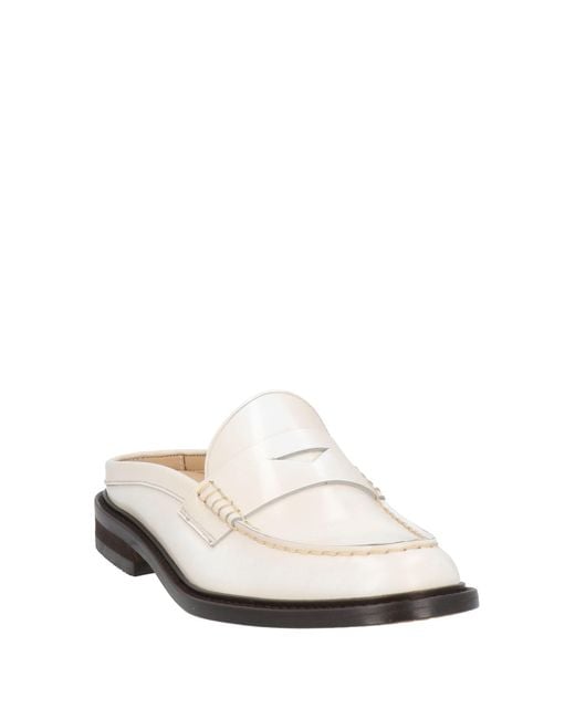 Mules & Zoccoli di Doucal's in White
