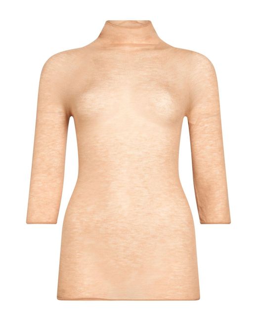 Alysi Natural Turtleneck Wool
