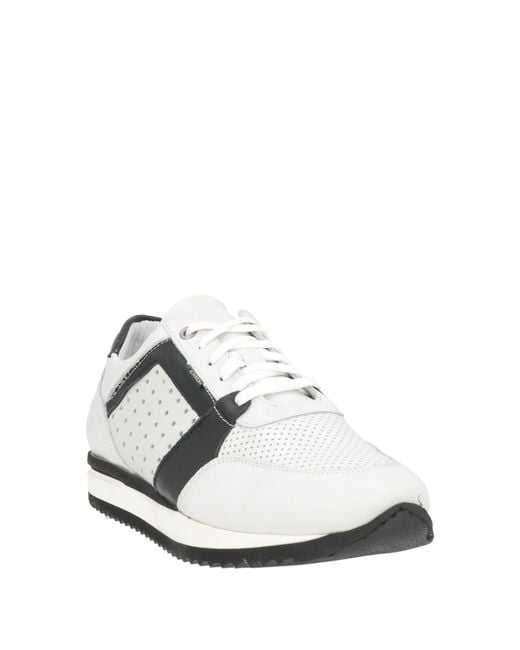 Exton White Light Sneakers Soft Leather for men