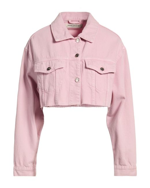 hinnominate Pink Denim Outerwear