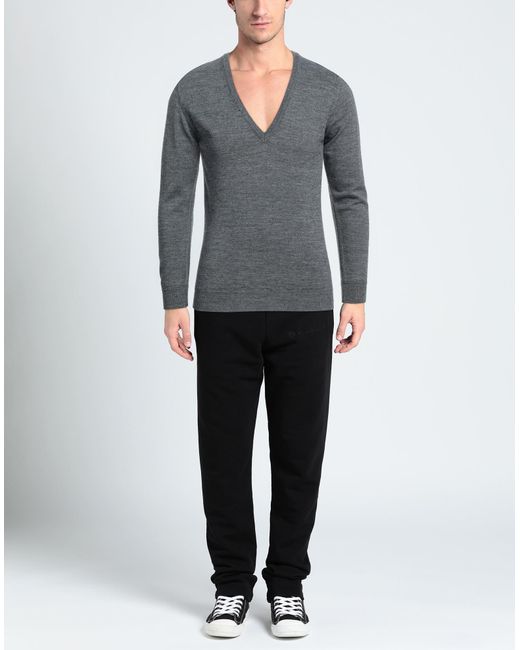 Retois Gray Sweater Merino Wool, Acrylic for men