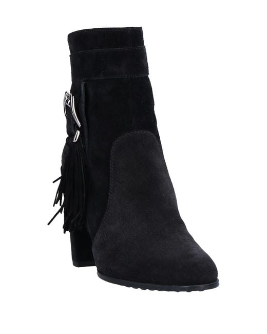 Tod's Black Ankle Boots