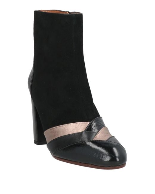 Chie Mihara Black Ankle Boots Leather