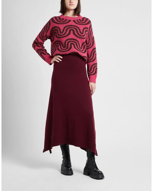 8 by YOOX Purple Maxi Skirt