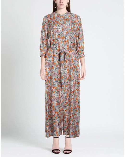 Aspesi Orange Maxi-Kleid