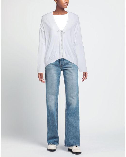 Pierantonio Gaspari White Strickjacke