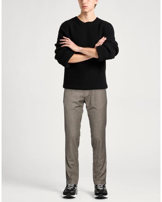 Dondup Gray Pants Polyester, Viscose, Elastane for men