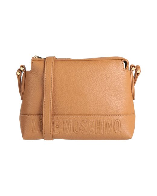 Love Moschino Brown Cross-Body Bags