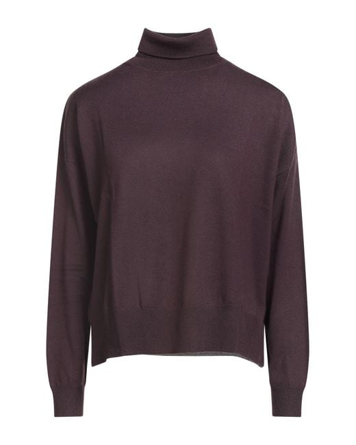 Aragona Purple Rollkragenpullover