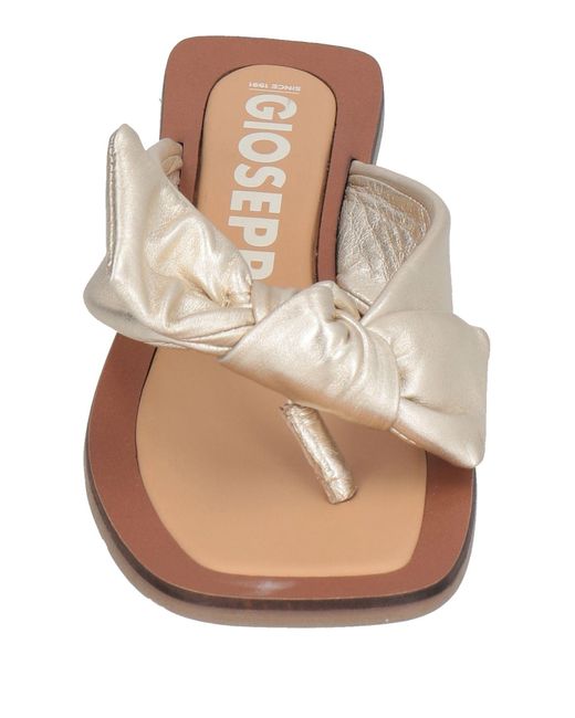 Gioseppo White Thong Sandal