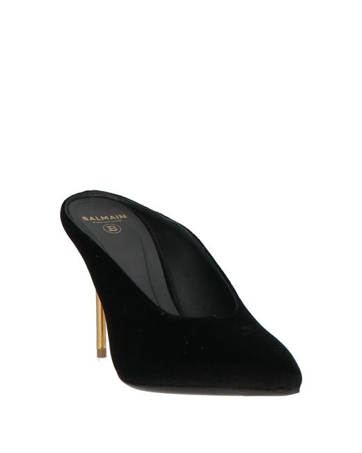 Balmain Black Mules & Clogs