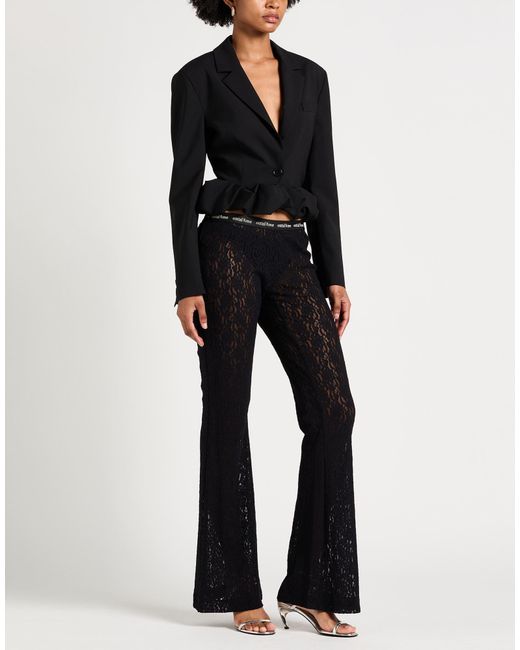 MSGM Black Blazer Virgin Wool, Elastane