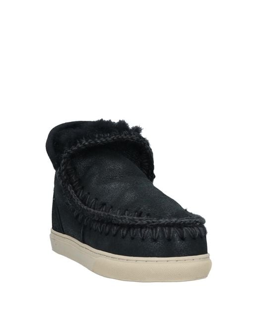 Mou Black Ankle Boots