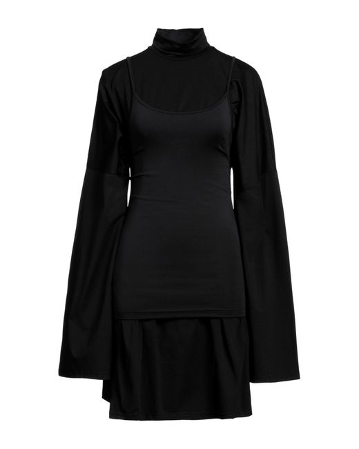 MM6 by Maison Martin Margiela Black Mini Dress